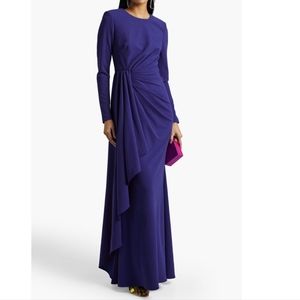 Badgley Mischka Draped Maxi Dress Brand New with tag